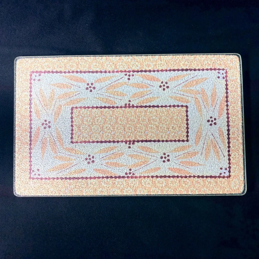 Temp-tations Old World Yellow Glass Trivets